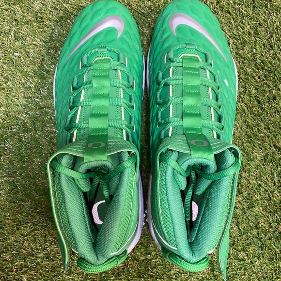 Nike Force Savage Pro 2 Mid Shark Oregon Ducks Sample PE Cleats Sz 16 CI9904-301 main image 6